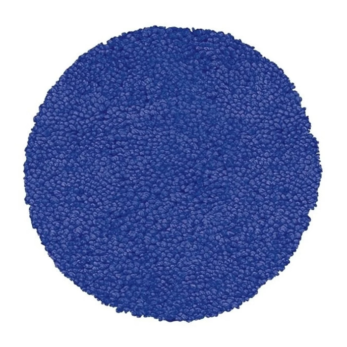 Tapis de bain rond microfibre HIGHLAND Bleu Marine Spirella
