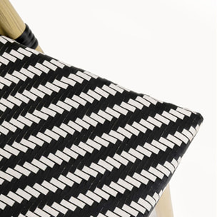 Chaise de jardin Montmartre noire Kare Design