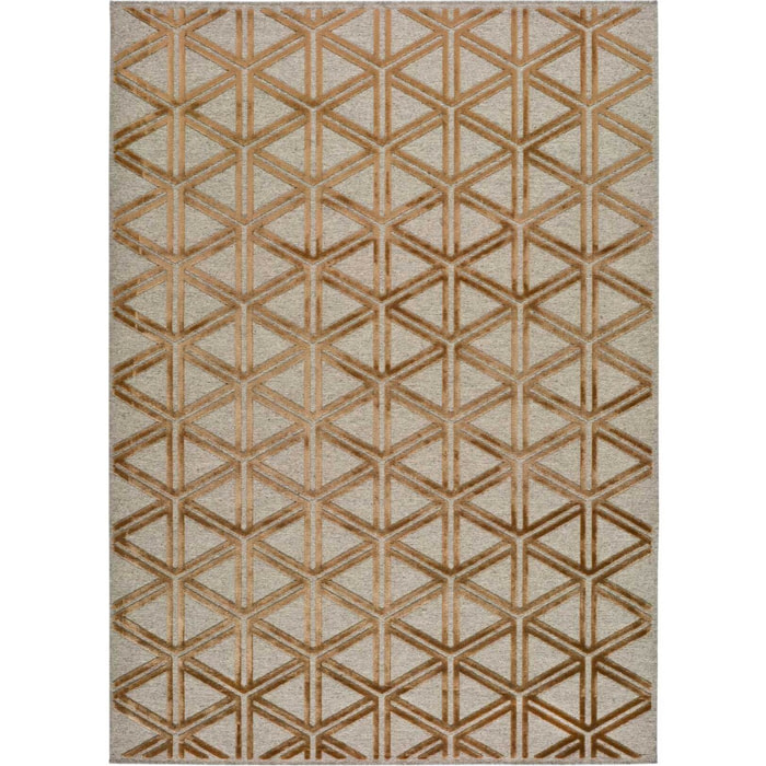 LANA Alfombra de lana geométrica en cobre, varias medidas disponibles.