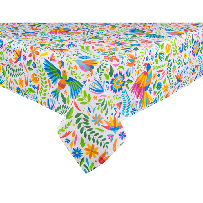 Tovaglia 140x240 Excelsa – Mexican Flowers, Cotone Multicolore