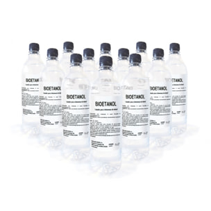 Combustible Etanol de origen natural aroma neutro formato Caja 12 Botellas de 1L cada una BOT-12F PURLINE  W
