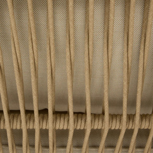 Canapé de jardin Orissa 2 places beige