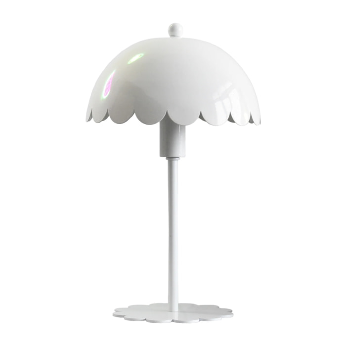 Lampe à poser en métal blanc - Margot