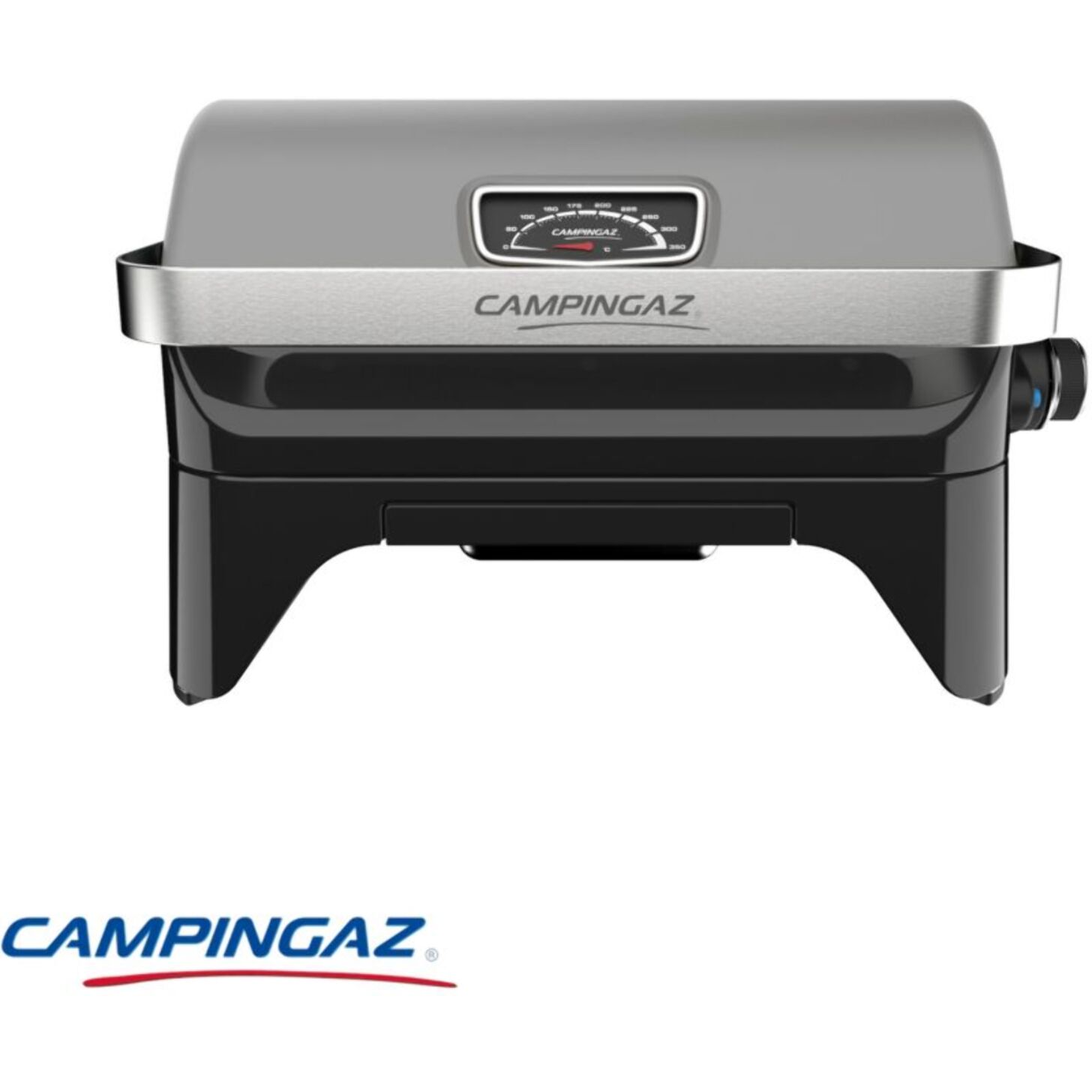 Barbecue gaz CAMPINGAZ ATTITUDE 2GO inox à poser, 48x26 cm