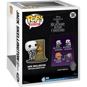 Nightmare 30th Funko POP Figura Jack Skellington con la Porta di Halloween 12 cm