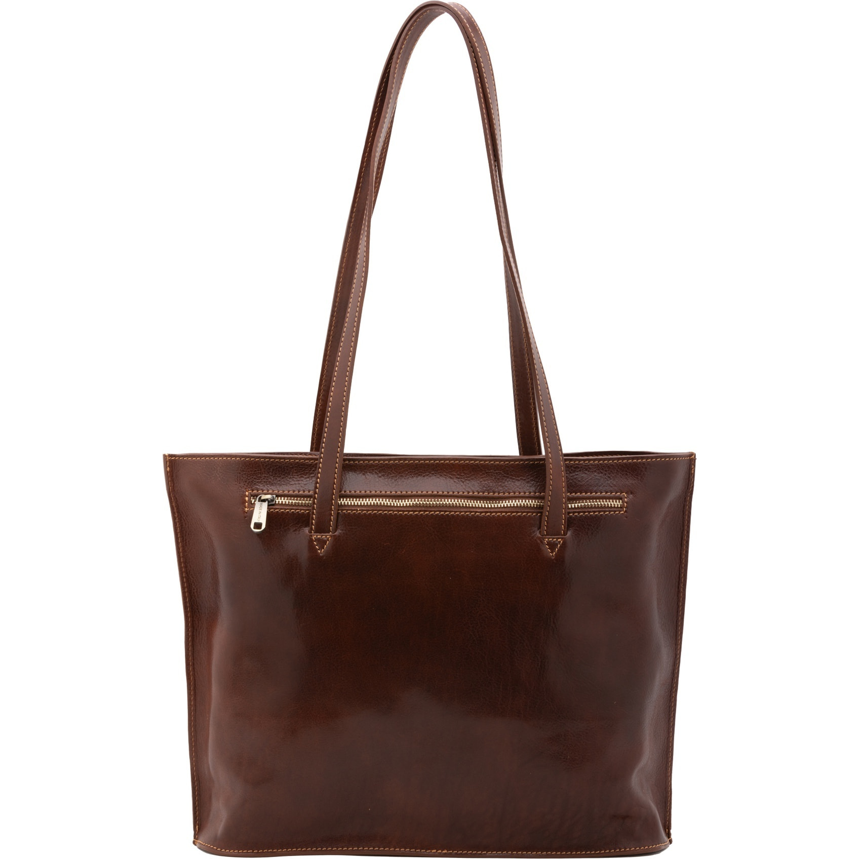 Borsa a spalla da donna - Modello False - 100% pelle - 31.0 x 43.0 x 10.0 cm