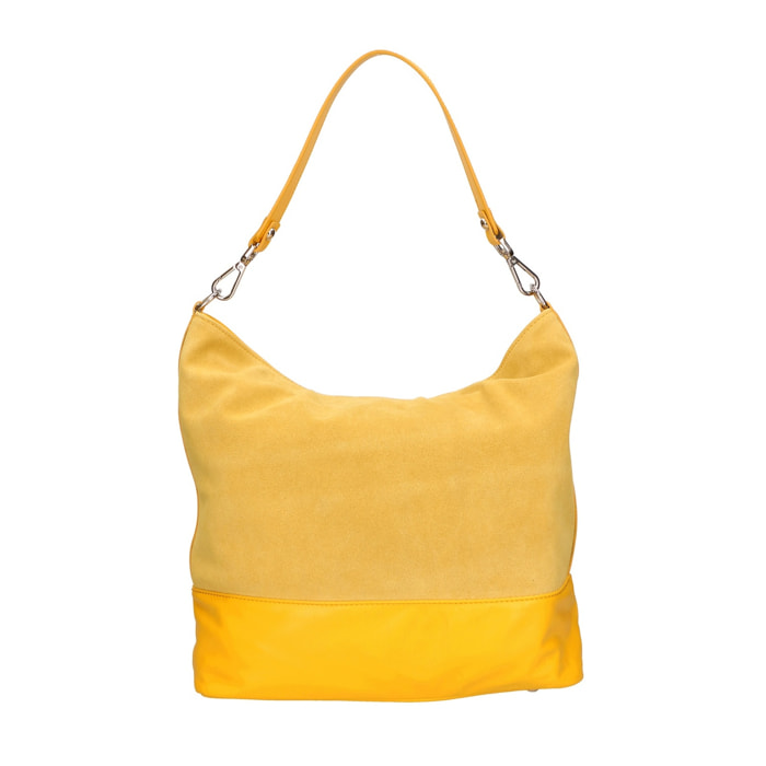 Borsa a spalla da donna - Modello Graziana - Vera pelle - 33.0 x 35.0 x 11.0 cm