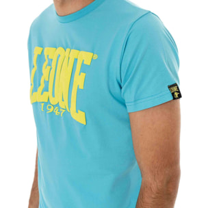 T-shirt da uomo in cotone elasticizzato Leone Summer Vibes