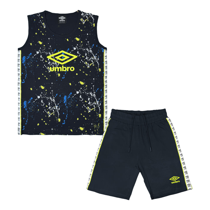 Completo Corto Ragazzo UMBRO Cotone 8 / 16 Anni