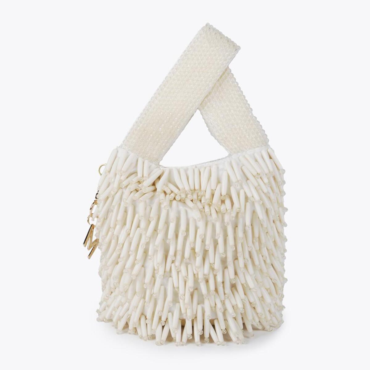 Borsetta strass effetto corallo