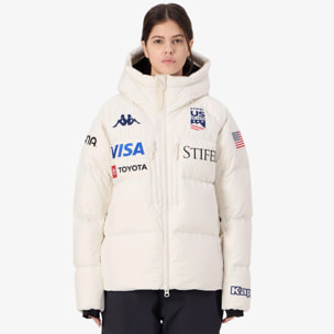 Kappa - Giacche Donna Bianco - 6Cento 668C Us
