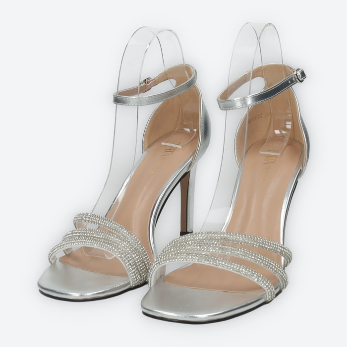 Sandali Donna Tata Italia Argentato