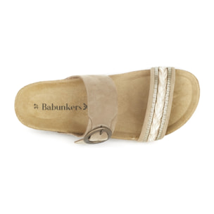 SANDALO ALMERIA BABUNKERS MARRONE