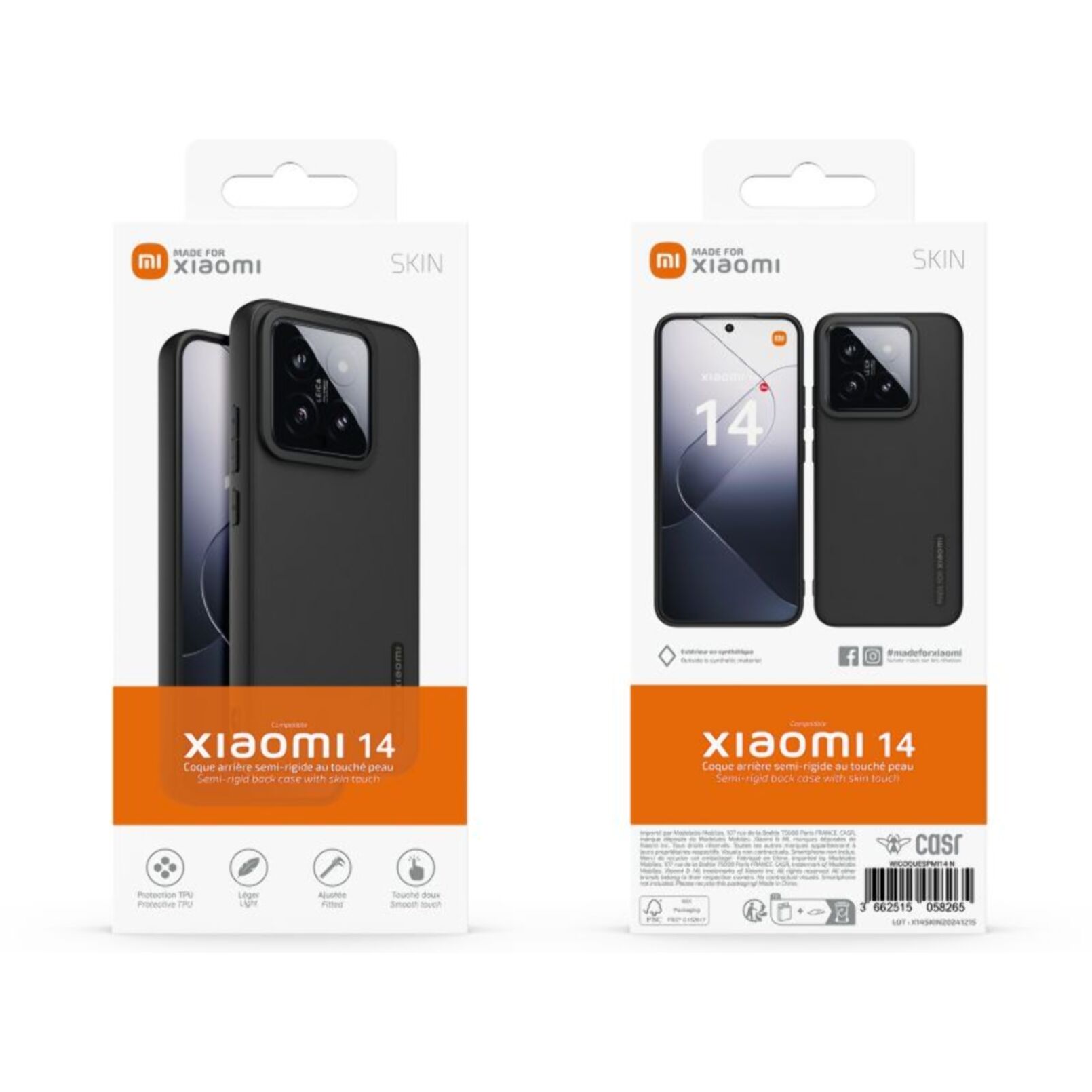 Coque MADE FOR XIAOMI Xiaomi 14 premium Noir
