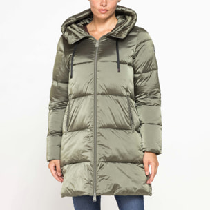 GIACCONE MIDI COMFORT FIT IN TESSUTO SATINATO