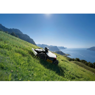 Robot tondeuse MAMMOTION LUBA mini 2 AWD sans fil périphérique, 1000 m² de superficie, 4 roues motrices pour fortes pentes