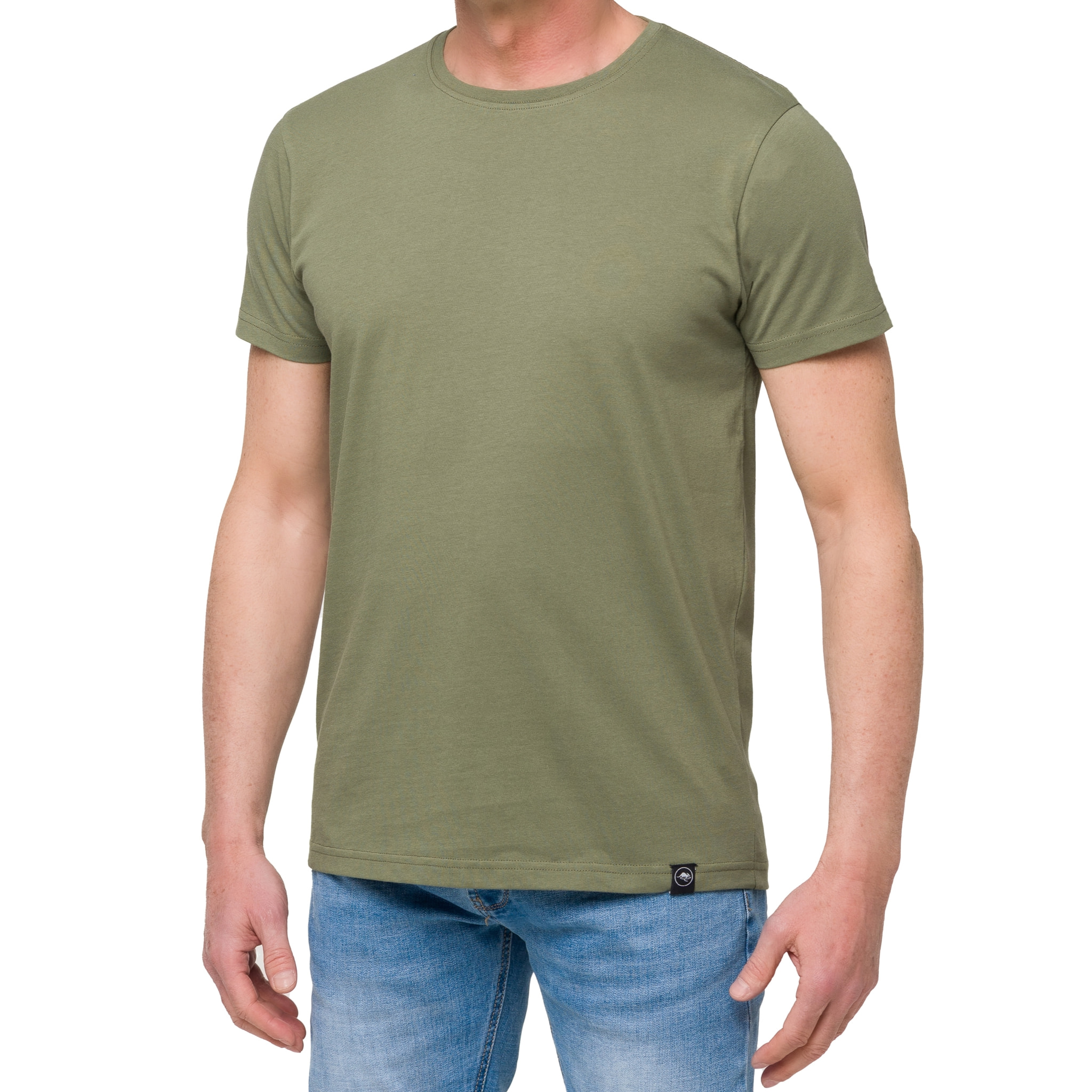 T-shirt in cotone 150 gr Hot Buttered Legend Verde militare.