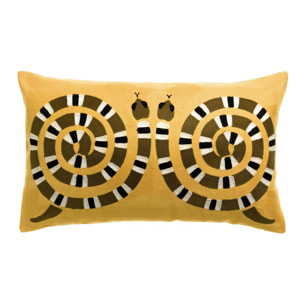 Coussin brodé Yoka