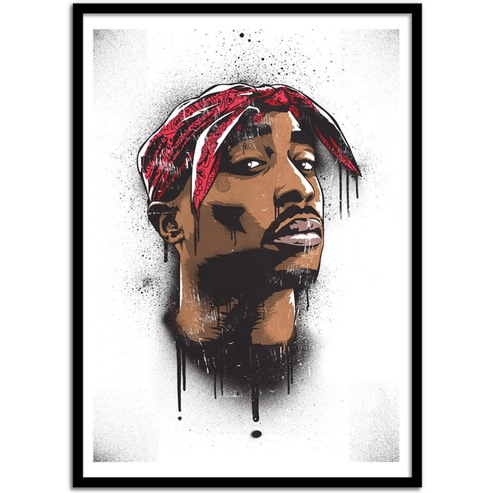 Affiche - Tupac - Bokkaboom