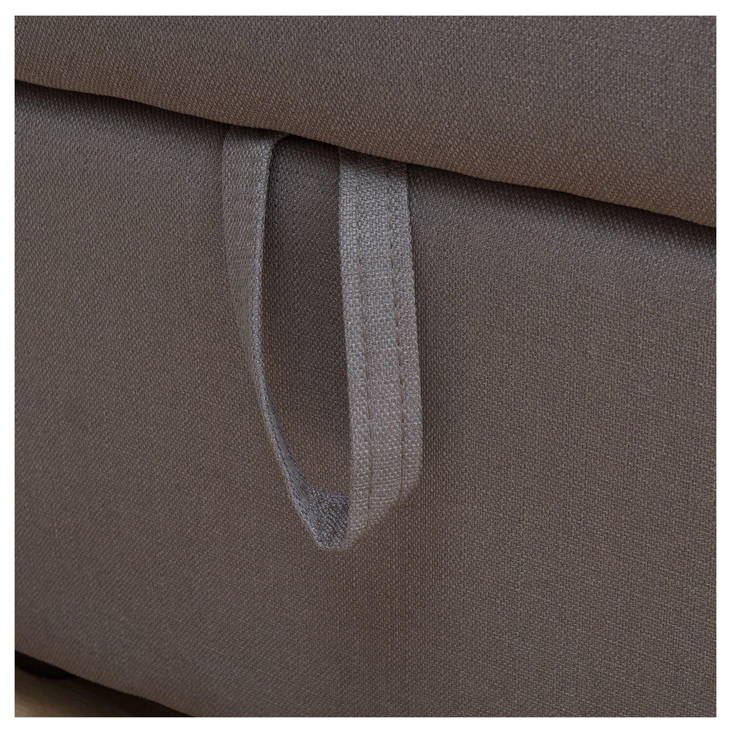 Canapé d'angle convertible CLARK 3 places taupe