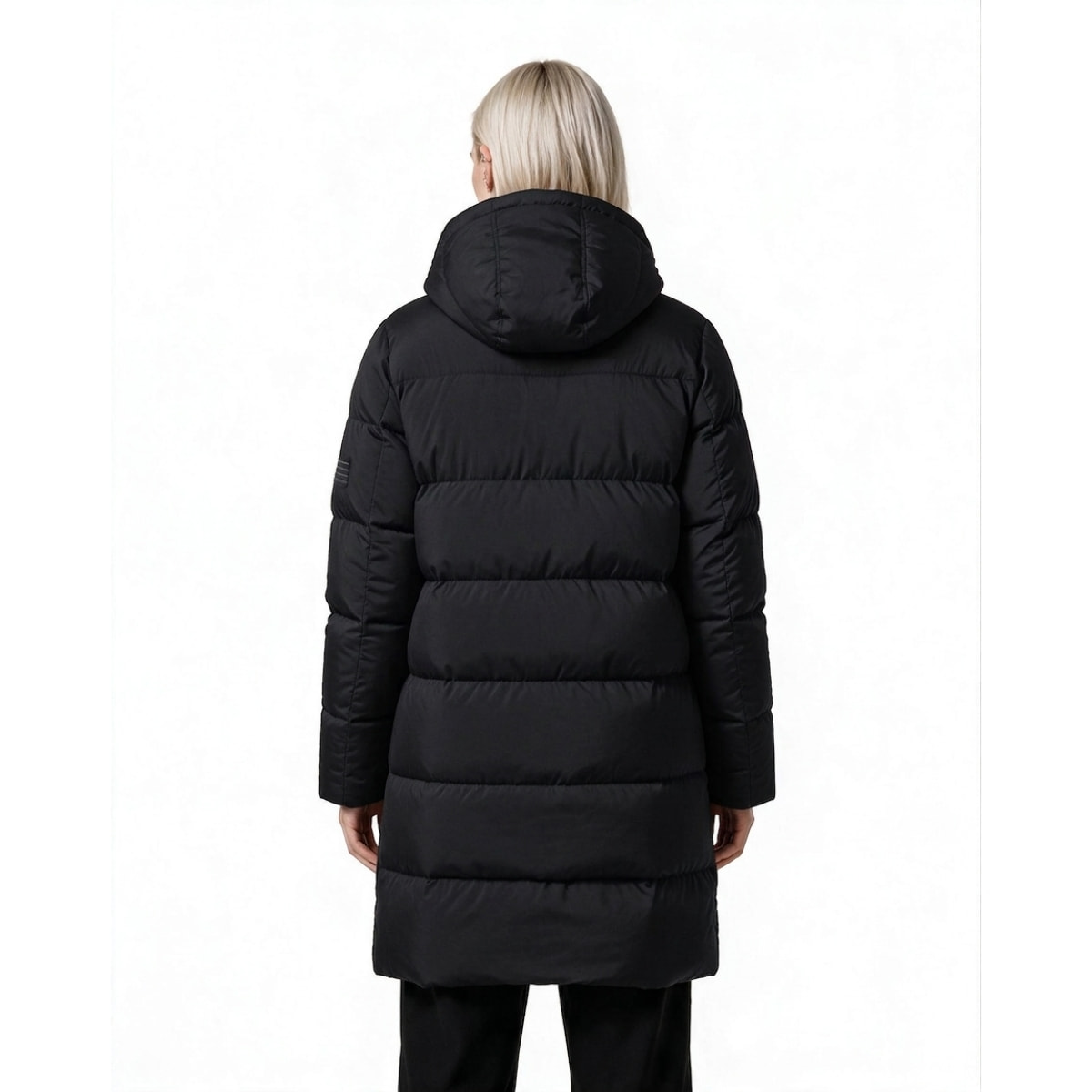 Abrigo para mujer ECOON Biarritz Long jacket - Negro