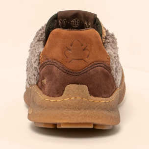 Zapatos N5435B MULTI MATERIAL LAND/ OROEL color Land