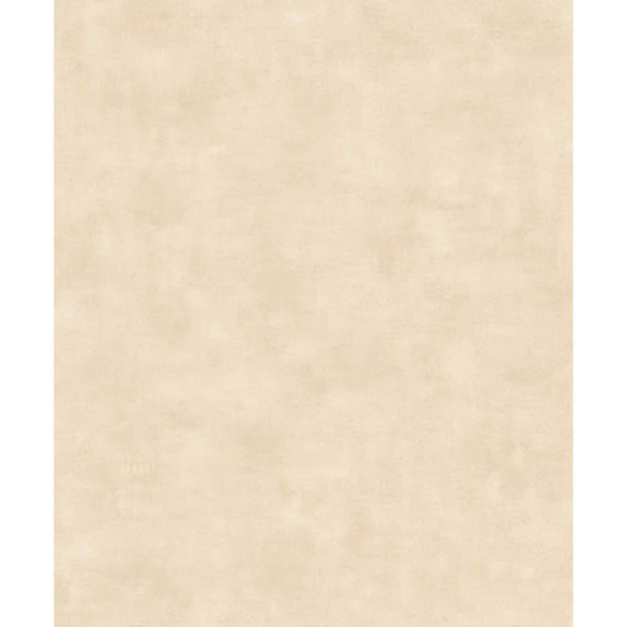 Papier peint uni effet toile lin beige sable