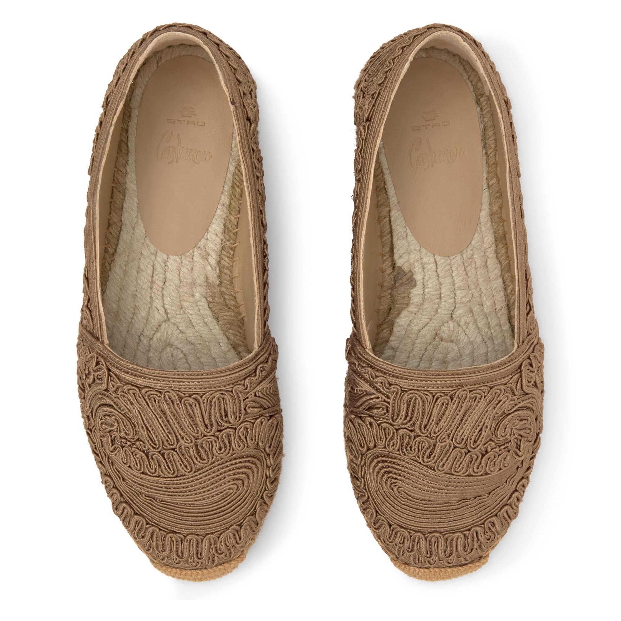 Alpargata plana Kenda Paisley en el paisley de cordela de rayón by ETRO