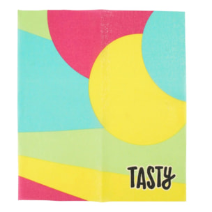 Lot de 3 wraps en cire d'abeille type film alimentaire Tasty Green
