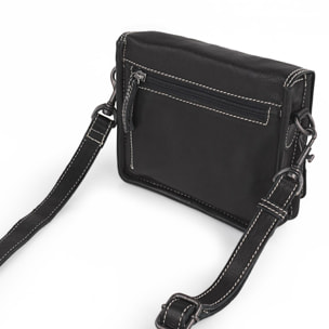 Bolso Bandolera Mujer Piel Lois Whitney Negro