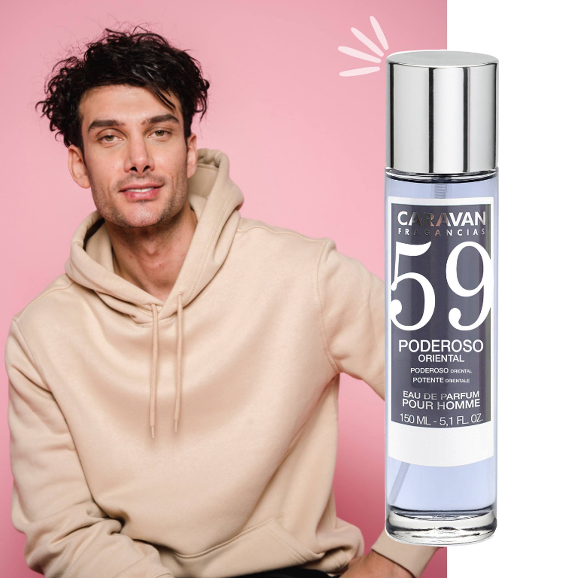 Caravan fragancias - caja de regalo con 2 perfumes nº59 de 150 ml, para hombre