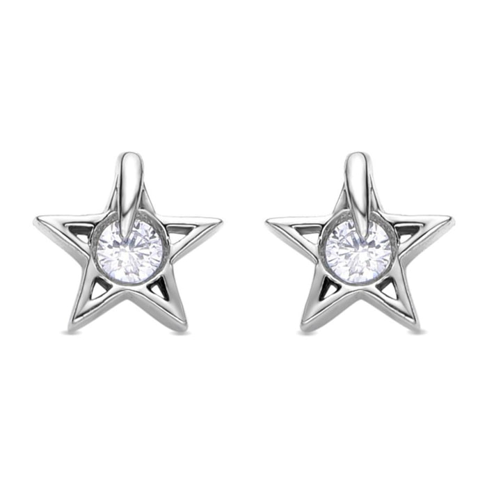 Pendientes Lux by Lux acabados plata