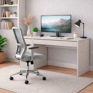 Scrivania moderna con 4 cassetti 1 cassettone centrale Scrittoio da Studio o Ufficio 120 x 75 x 55 cm Cashmere