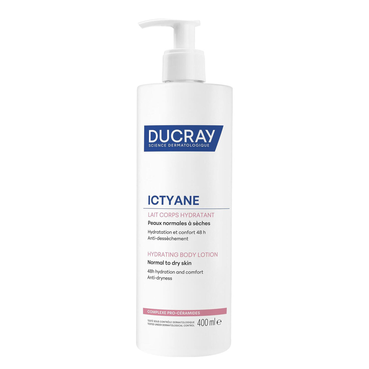 Ictyane - Lait Corps Hydratant Lait pour les Peaux Normales à Sèches 400 ml