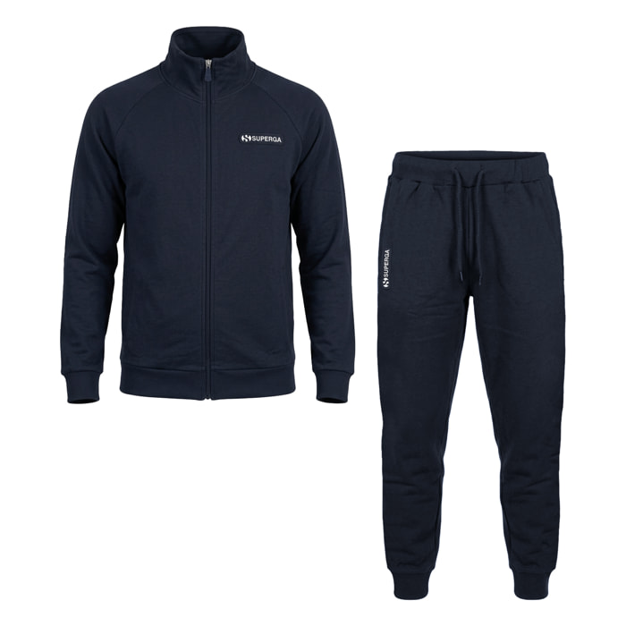 Tuta Uomo SUPERGA Cotone Leggero Primavera Full Zip