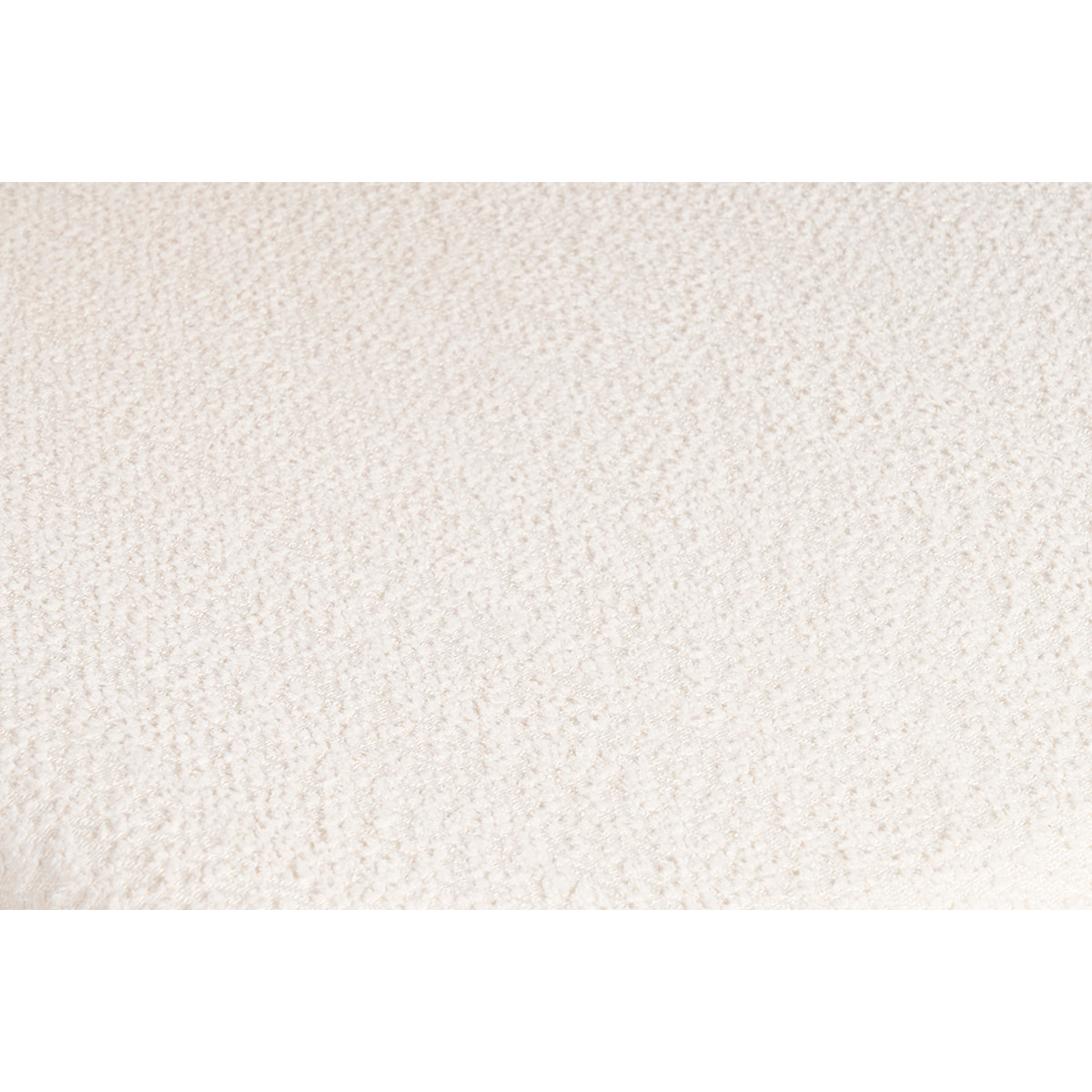 Chaises scandinaves en bois clair et tissu effet laine bouclée blanc (lot de 2) ELTON