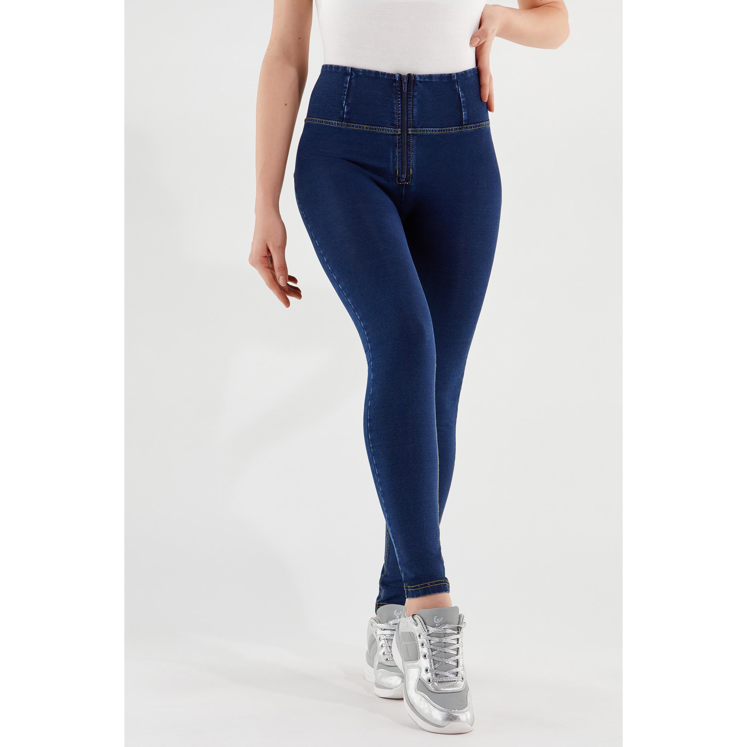 Pantalone WR.UP® skinny vita alta lunghezza regular in denim elasticizzato