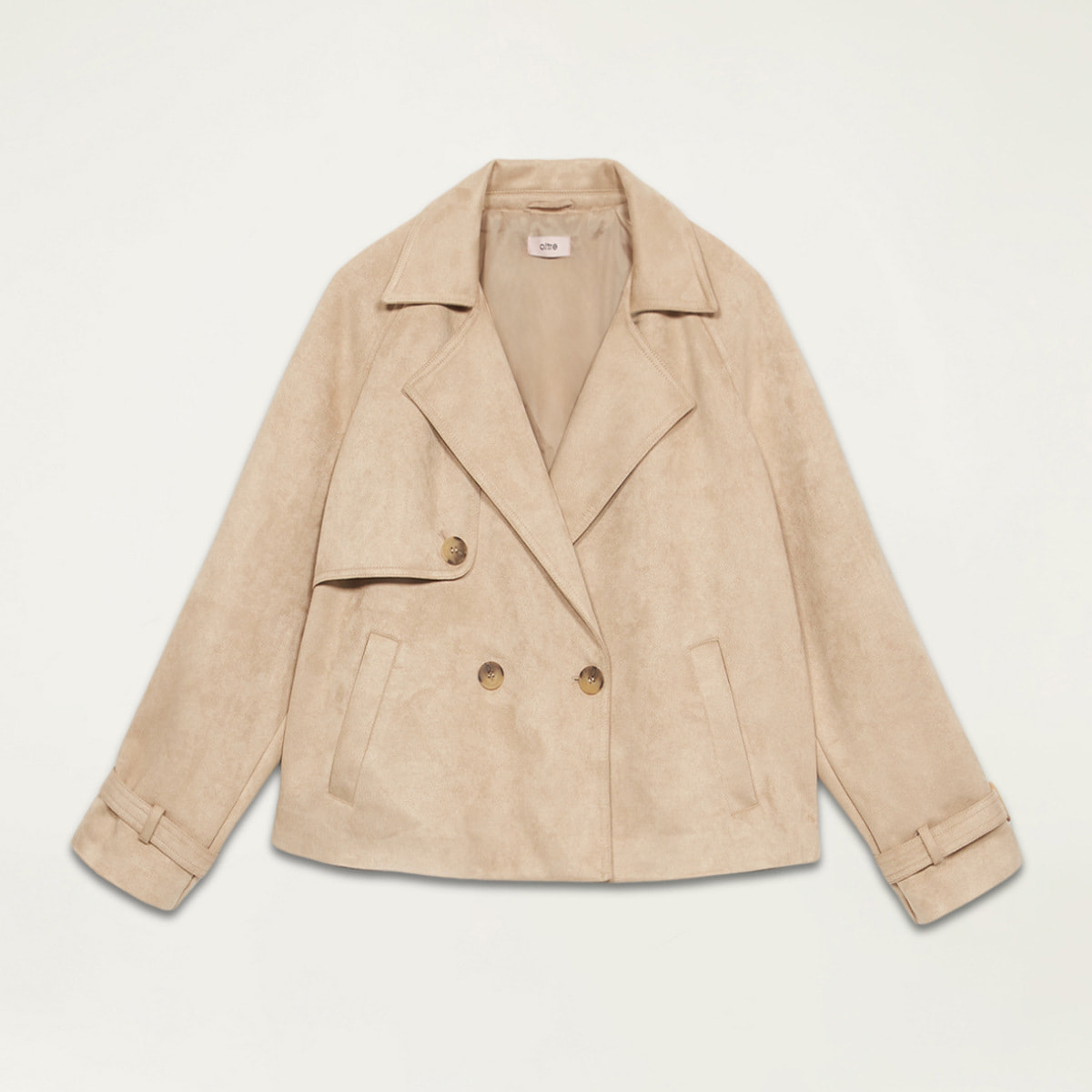 Oltre - Trench corto doppiopetto - Beige