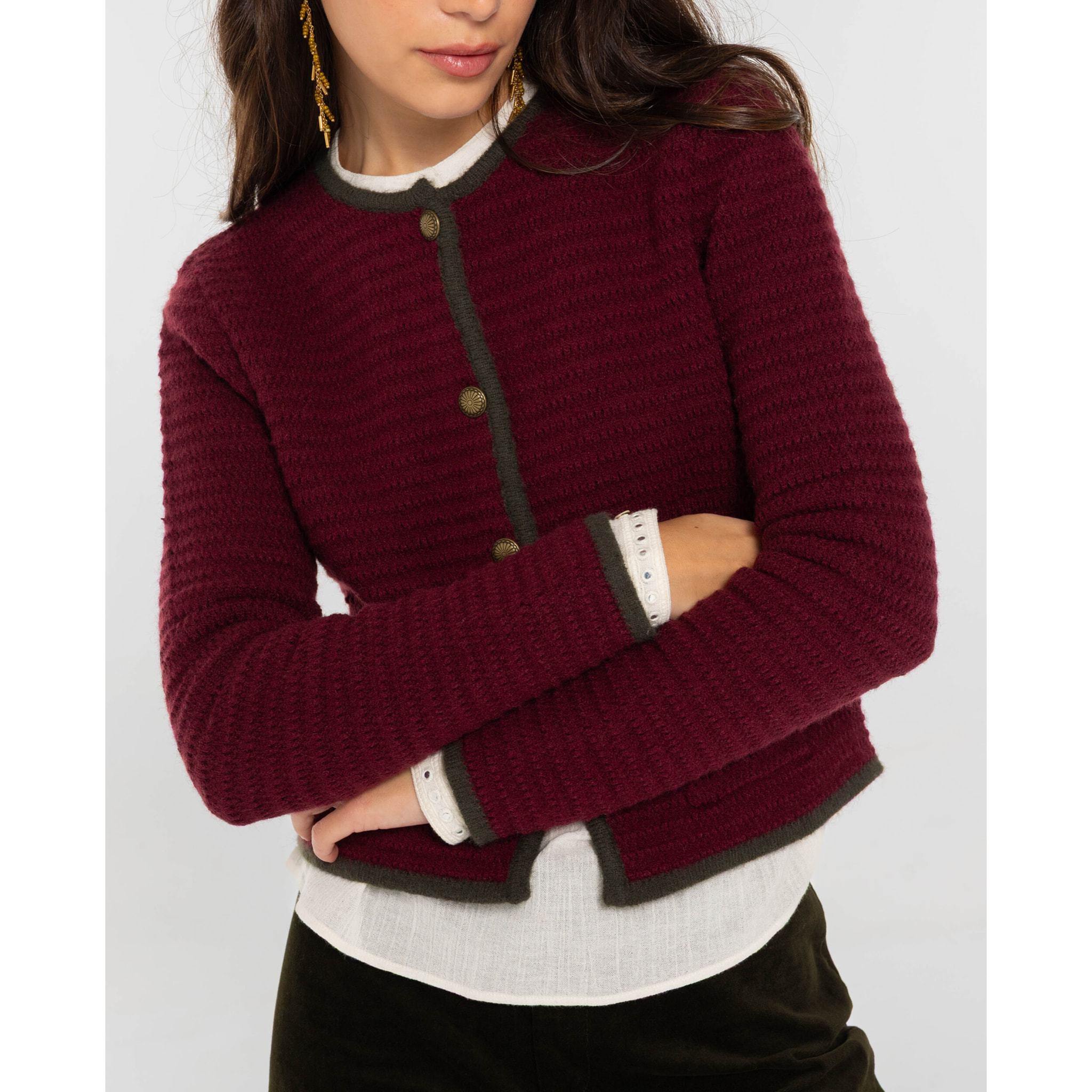 Chaqueta con bolsillos delanteros