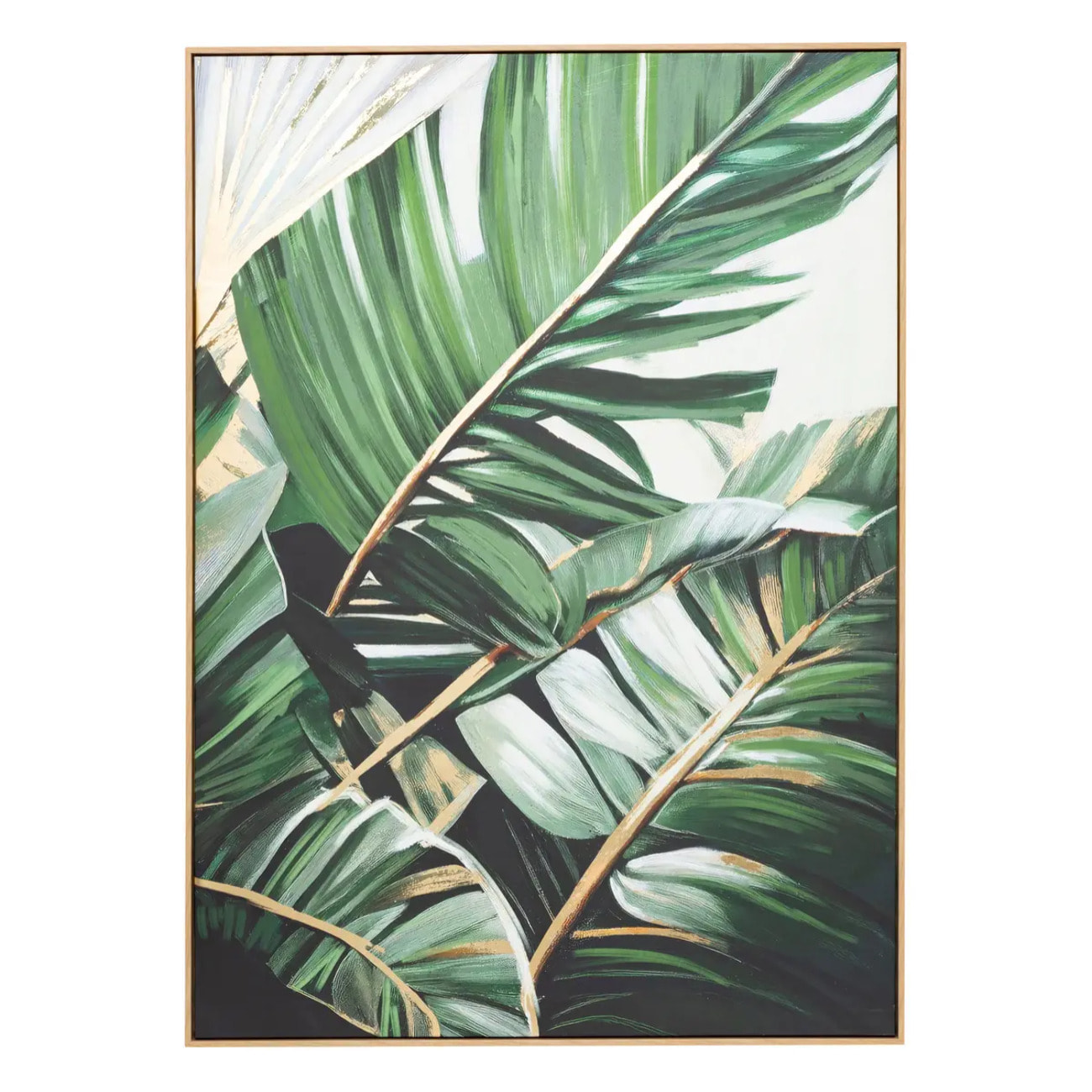 Toile peinte encadrée "Tahina" 100x140cm