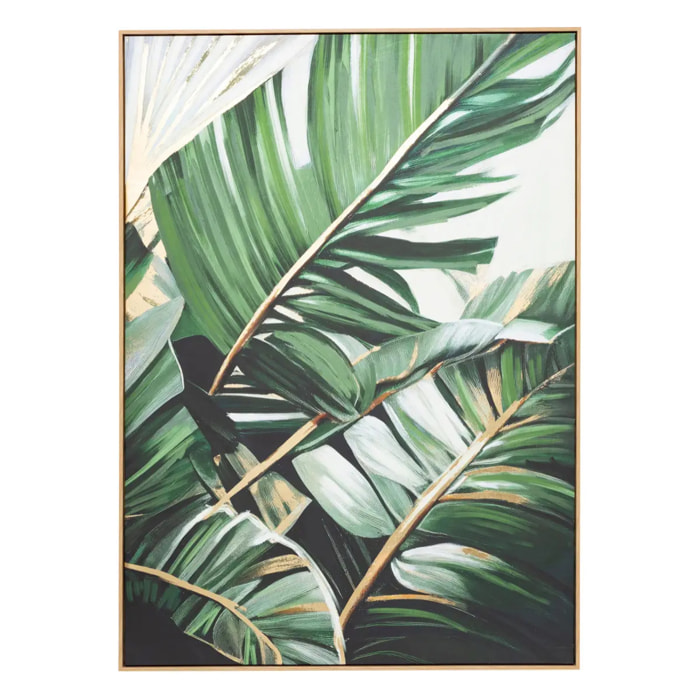 Toile peinte encadrée "Tahina" 100x140cm