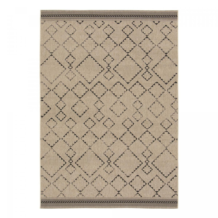 Tapis extérieur tissé kilim rectangle FESA