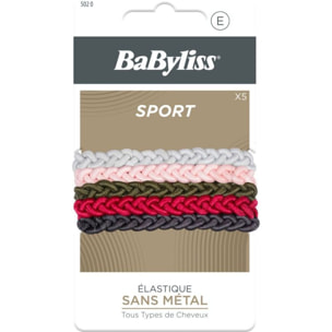 Elastique cheveux BABYLISS sans métal X5