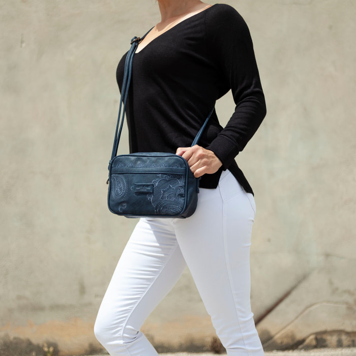 Bolso De Hombro Lois Redwood Azul Marino