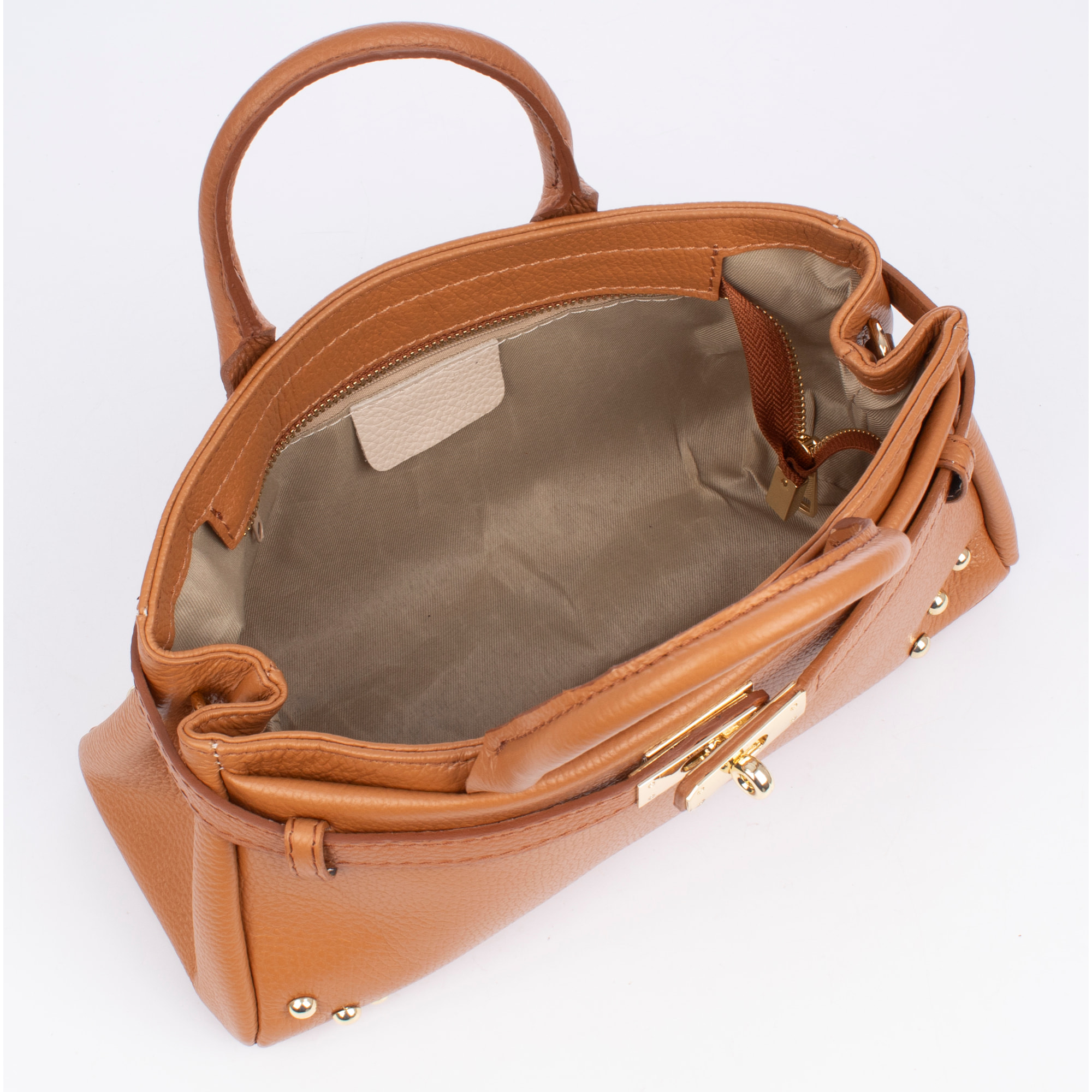 Barumini Bolso de mano Mujer. Piel auténtica Dollaro