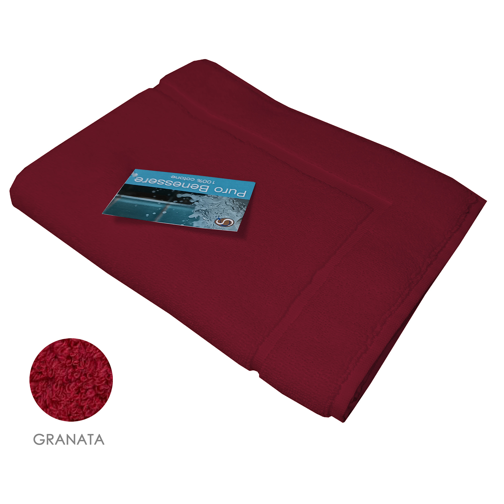 Tappeto doccia 40x60 cm granata