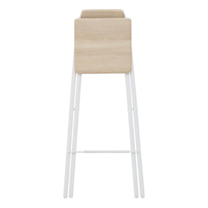 Chaise de bar Louna H.98cm beige