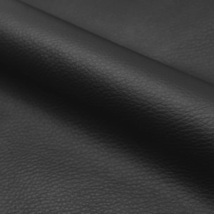 Chaise en cuir synthétique noir - Piada