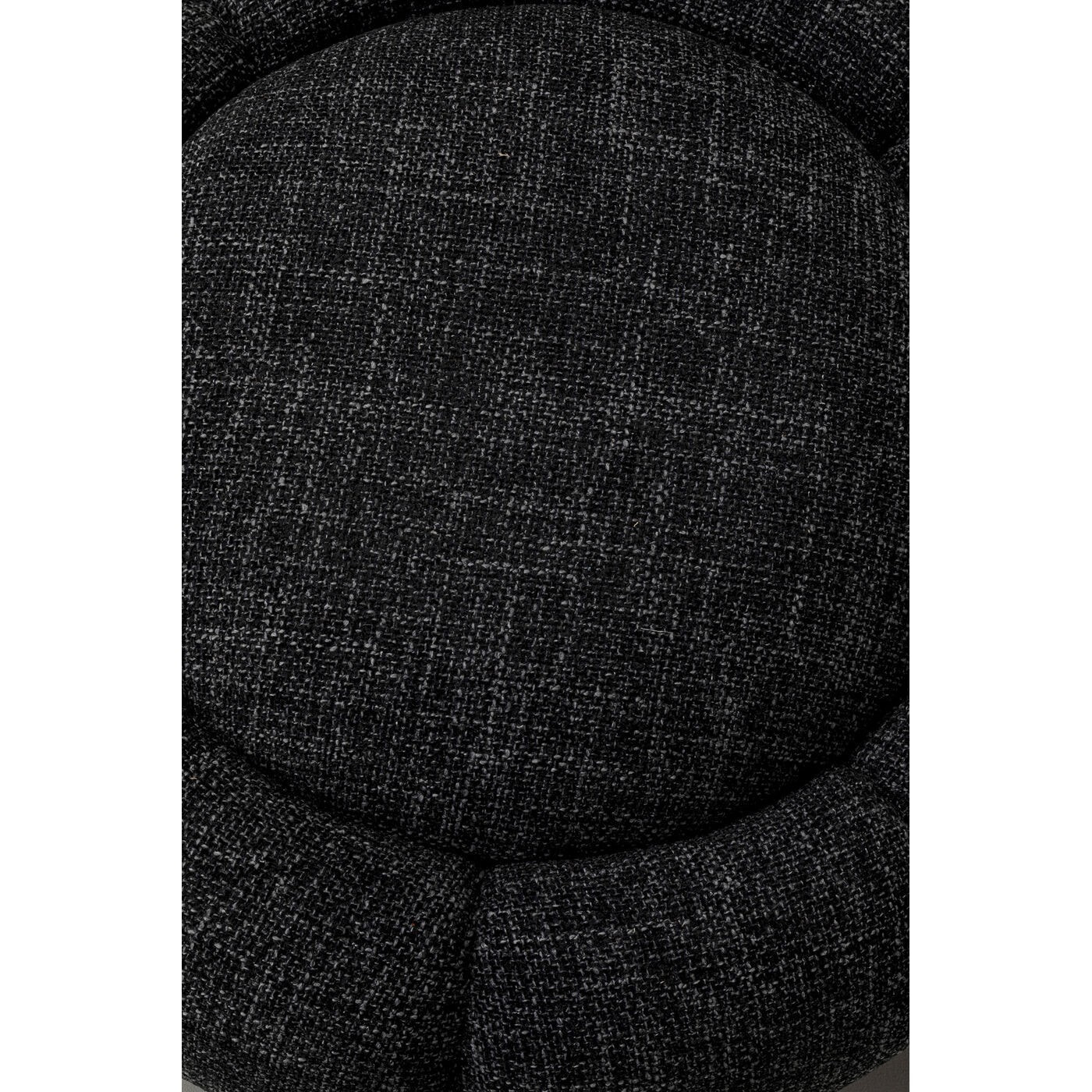 Pouf Peppo Bloom Melange noir Kare Design