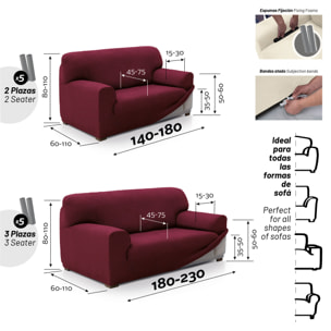 Funda Súper Elástica para SOFÁ modelo CHARLY